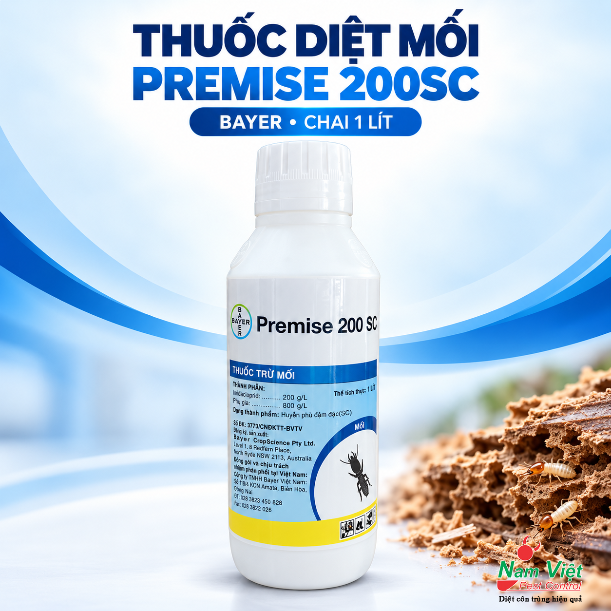 thuoc diet moi premise 200sc cua bayer dang chai 1 lit